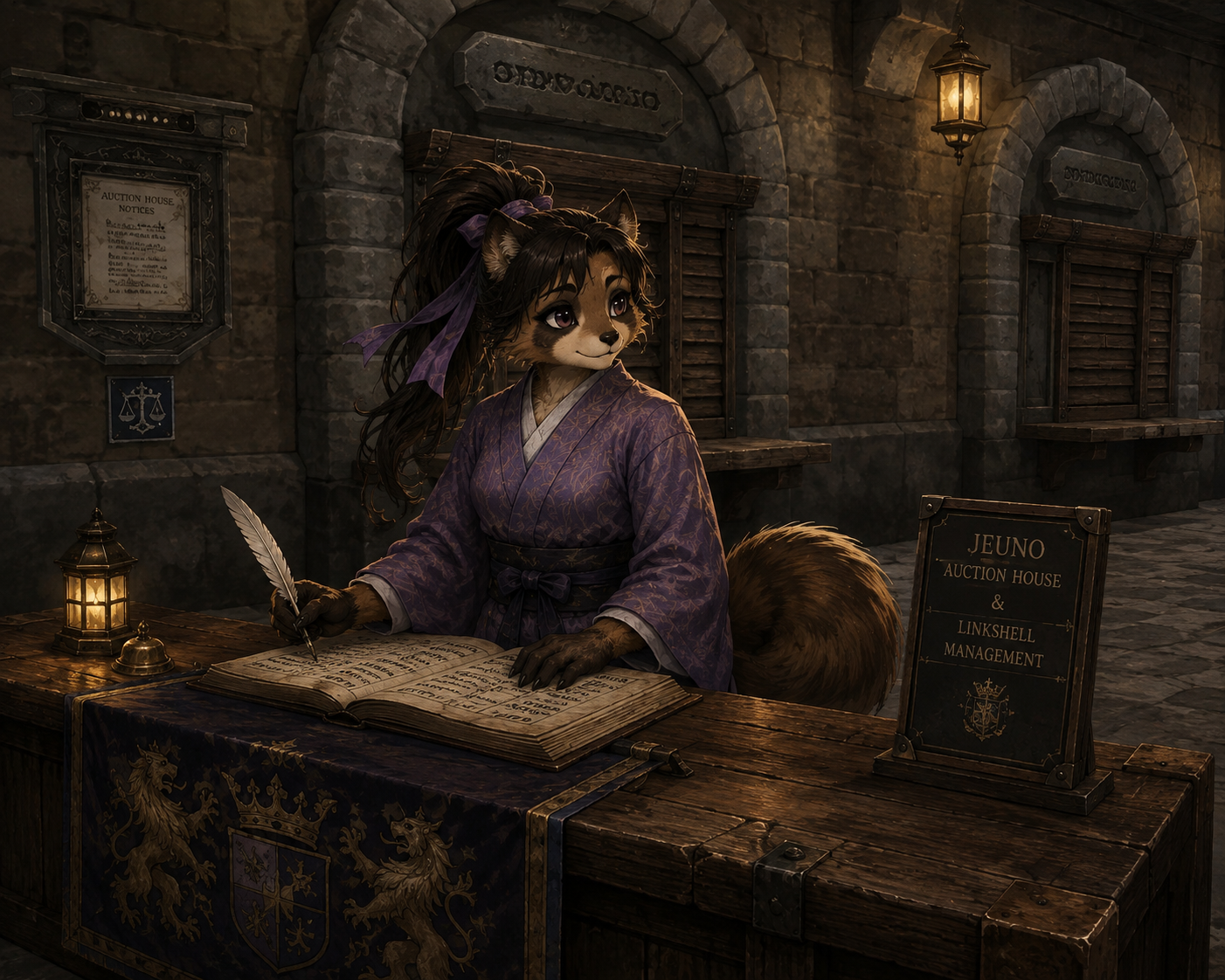 Kaoru recording sales at the Jeuno Auction House